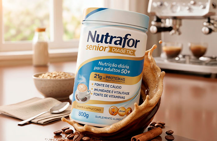 Nutrafor Senior Diabetic, embalagem de 800 gramas